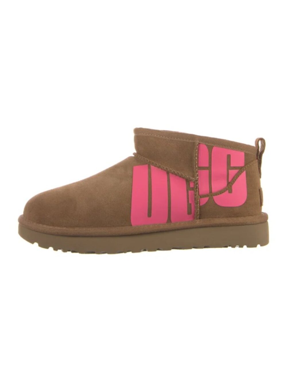 UGG Classic Ultra Mini Broken Logo 'Chestnut Pink'Women's Size 7 .